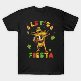 Let's Fiesta Taco Cinco De Mayo Boys Men Kids Mexican Party T-Shirt